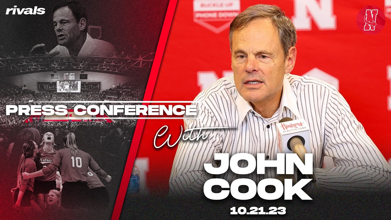 John R. Cook Nebraska Volleyball: John Cook after win over No. 1 Wisconsin (Oct. 21 ...
