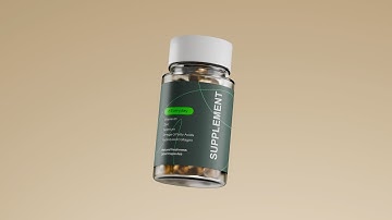 Supplement 3d product animation