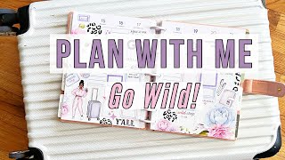 Plan with Me - Go Wild Dallas Spread - Classic Vertical Happy Planner! April 2024