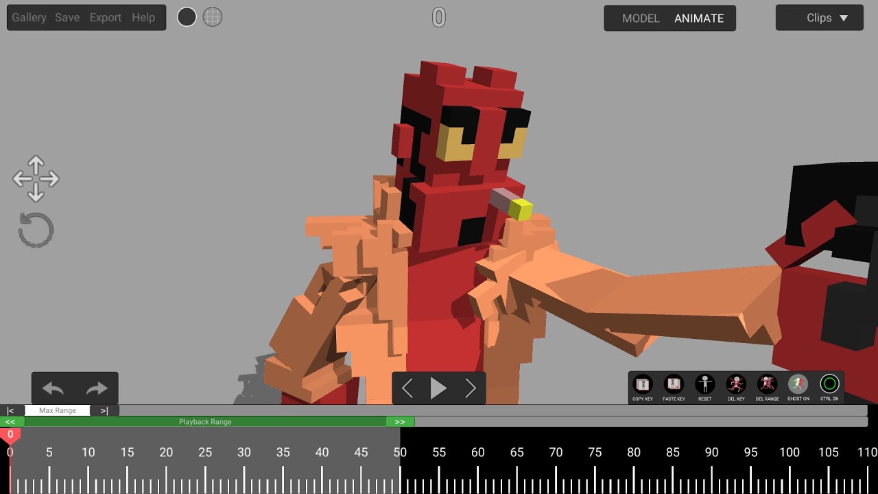 ANIMATOON: HELLBOY MODEL/ANIMATE DEMO