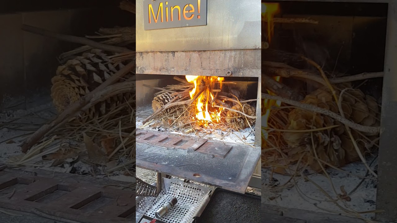 JAGRD Wood Fired Using Pine Cones as a Smoking BBQ Fuel Perth AUS Call us +61 407 212 167
