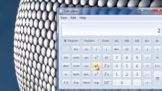 How to use the Scientific Calculator in Windows 7 screenshot 5