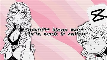 transition ideas when you