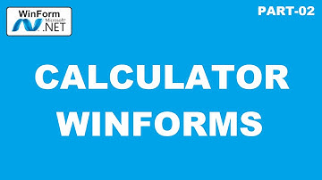 2-CREATING CALCULATOR APPLICATION USING WINFORM C# (URDU / HINDI) by Technical Aroushay