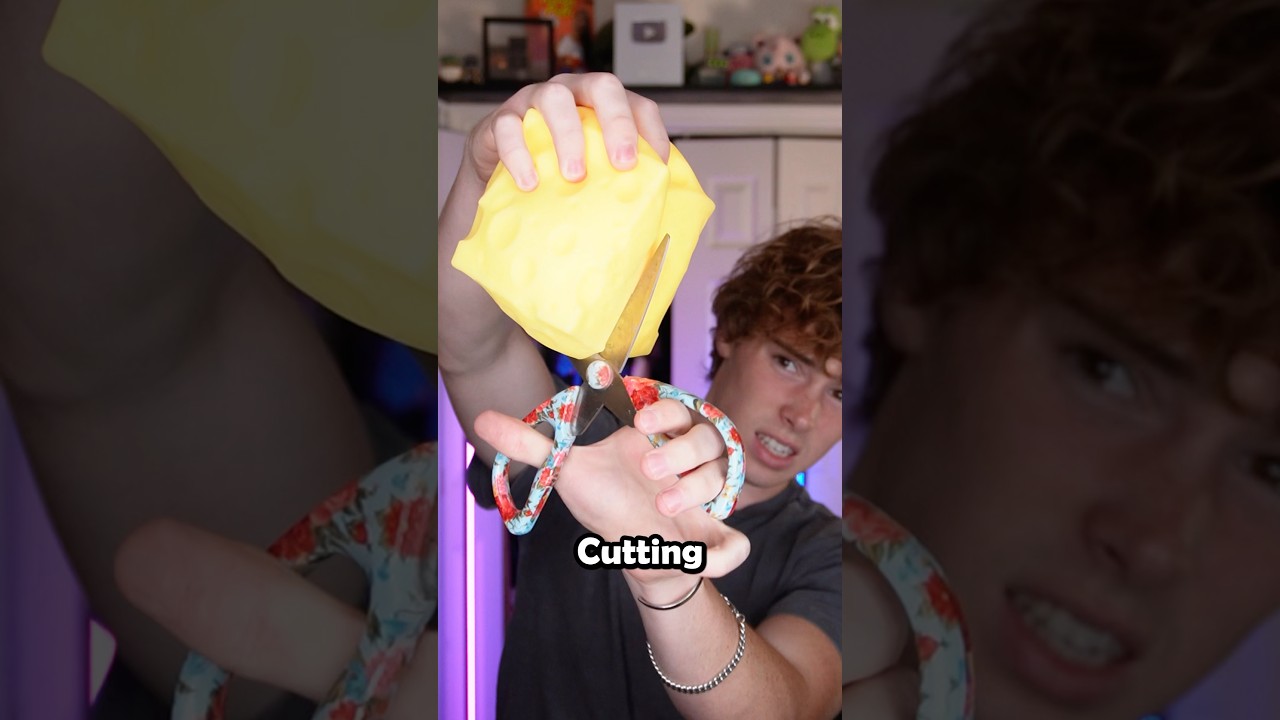 EVERY Viral Squishy insides in my Hair 😱😱