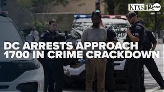 Arrests under Trump's DC crime crackdown edge closer to 1,700