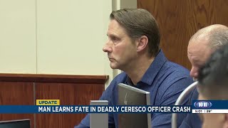 Lincoln man sentenced for killing Ceresco police officer in 2024 crash