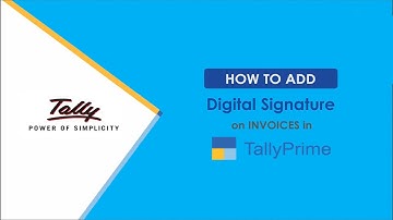 How to add Digital Signature in Tally Prime 3.0.1| Digitally Signed Invoice ||
