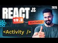 Activity Feature in React 19.2 Explained in Hindi | React New Update, Example &amp; Interview Question