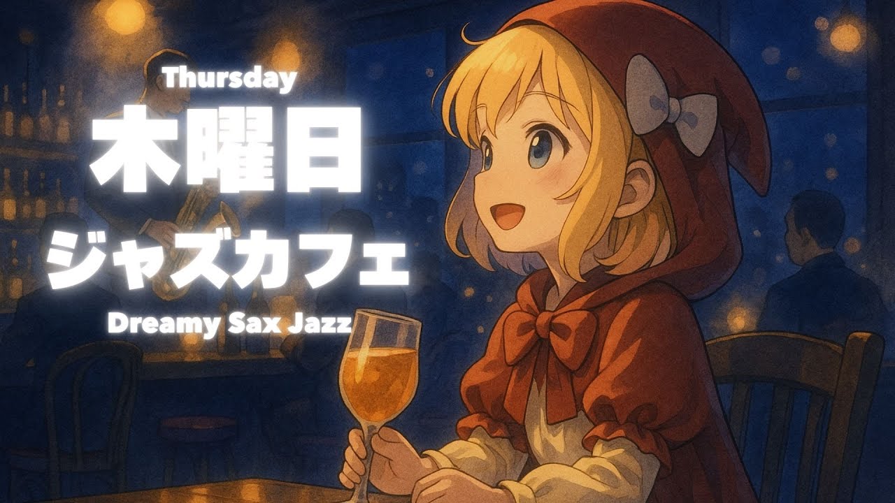 木曜ジャズ【作業用BGM】Dreamy Sax Jazz | Relaxing Saxophone Jazz BGM for Study & Work