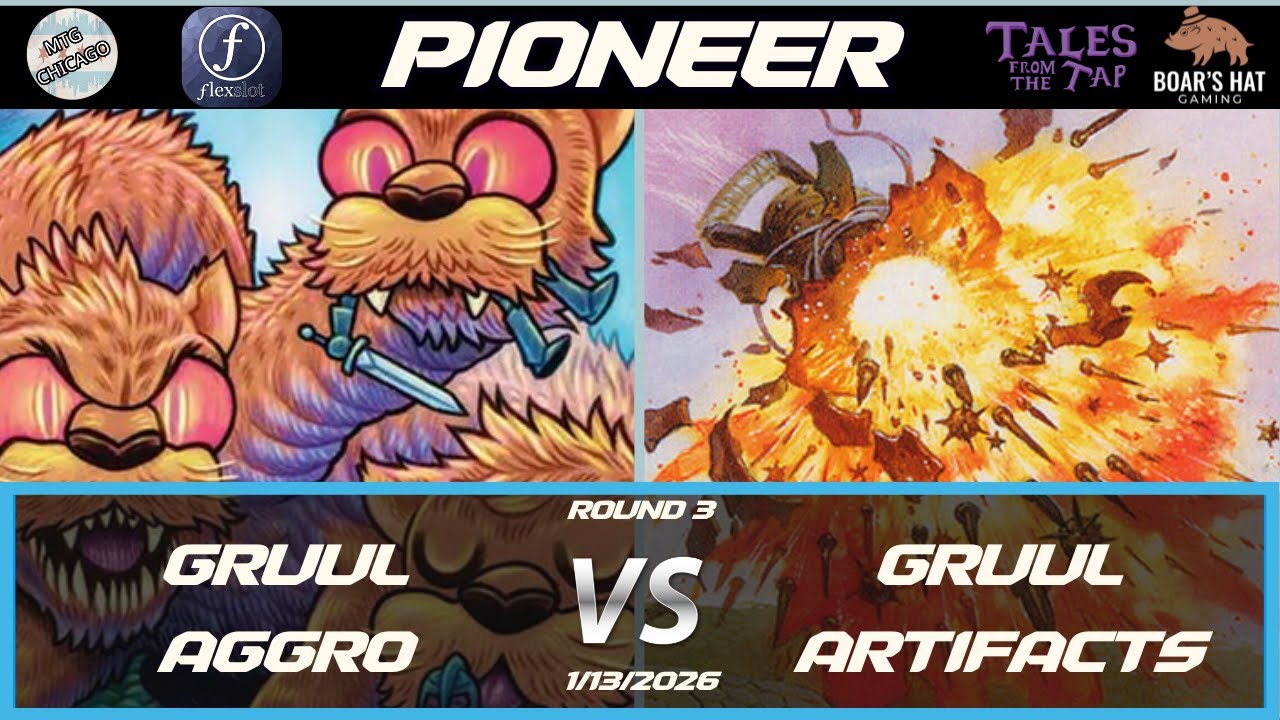 Груул Агрессив против Груул Артефактов [MTG Pioneer, 3-й раунд]