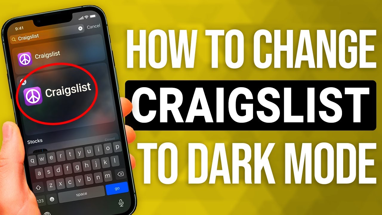 How To Change Craigslist To Dark Mode Easy Guide! YouTube