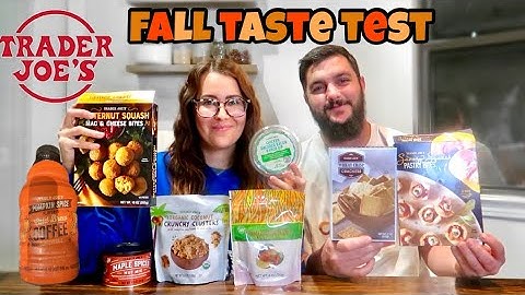Trying 7 Fall Items at Trader Joe’s 😋