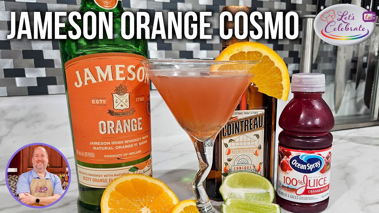 Jameson Orange Cosmopolitan - The Coolest Twist On A Classic Cocktail!