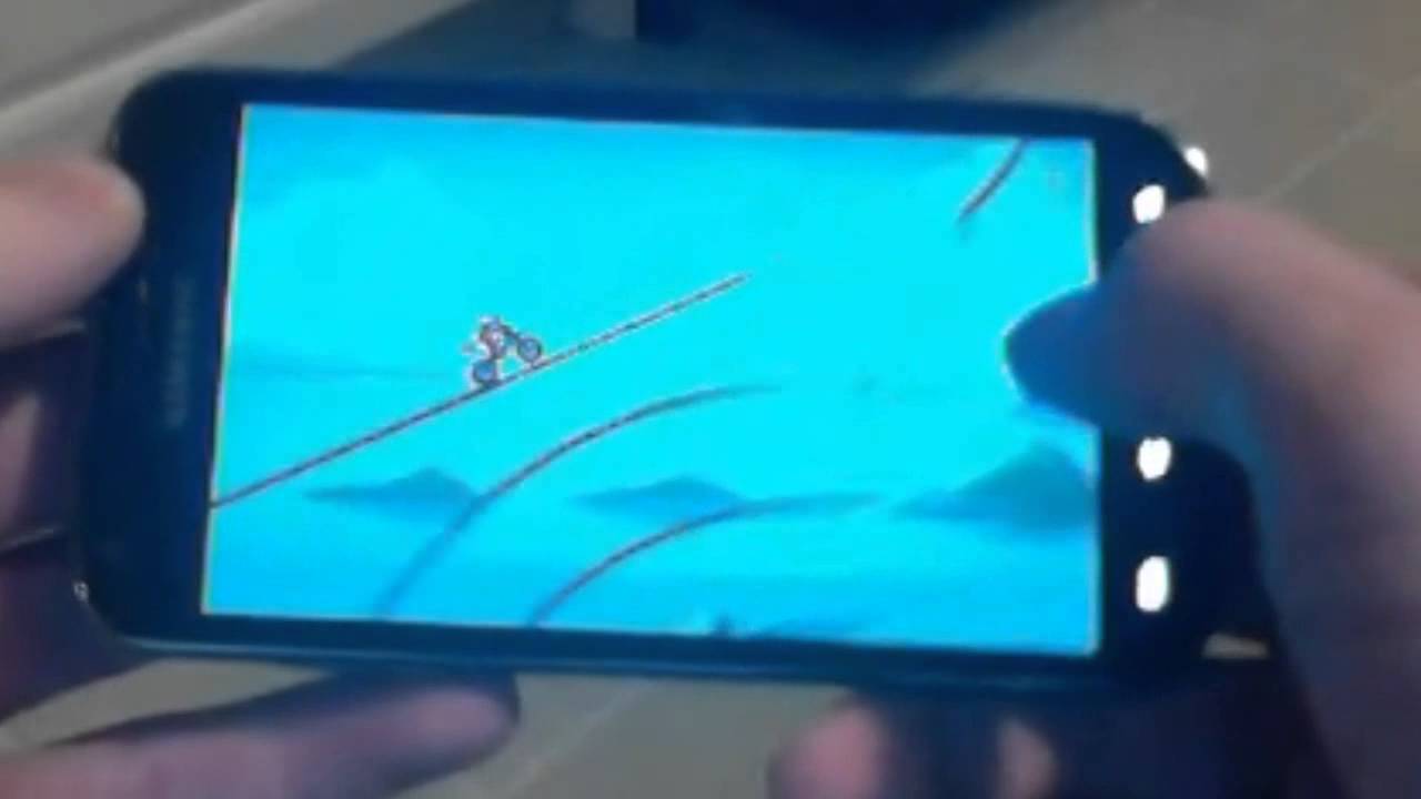 BikeRace Beach level 1: Trick for three stars with acrobatic bike