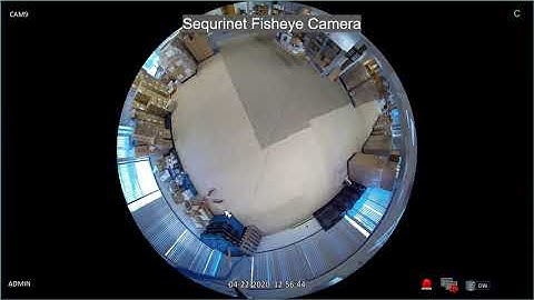 Sequrinet Fisheye Camera: Camera control in Live & Playback mode