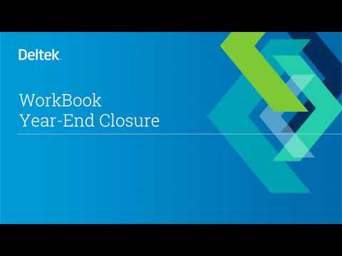 WorkBook Year-End Closure