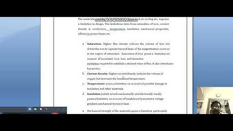 Lecture Video 17EE64 Module 1 Limitations in Design   Gopinath K