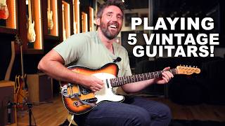 🤯 5 BEST Vintage Guitars in THE VAULT! screenshot 5