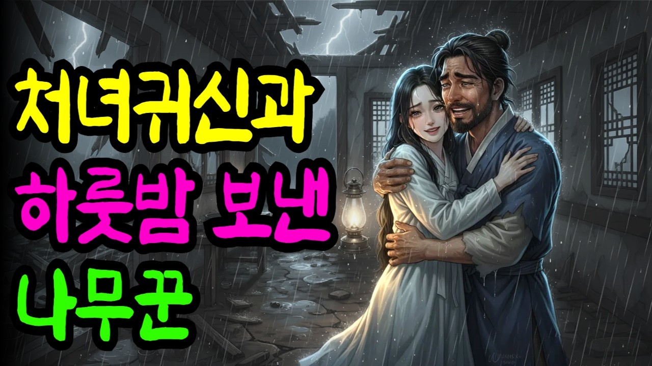 처녀귀신과 하룻밤 보내게 된 나무꾼의 슬픈 이야기 | 야담.민담.전설.설화.옛날이야기.오디오북