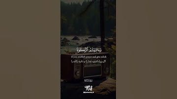 و الله فرمود من با شما هستم! 💖 😔 - سوره مائده آیه ۱۲