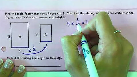 Using Scale Factor to Find Missing Side Lengths
