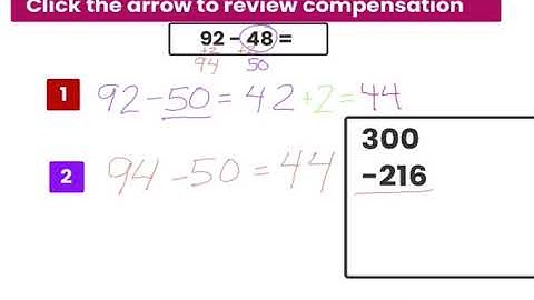 Compensation Subtraction