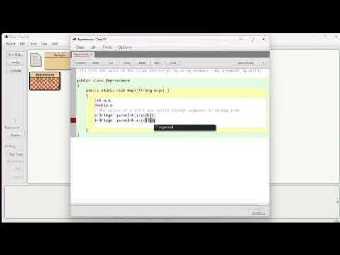 Expressions codes in bluej Made with Clipchamp - YouTube