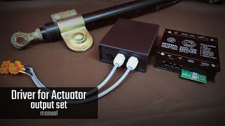 Driver for Actuator manual