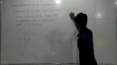 Hyperbola: Analytic Geometry