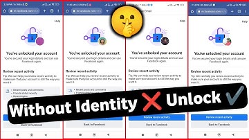 confirm your identity facebook 2022 | facebook account locked how to unlock 2022 | option change fb