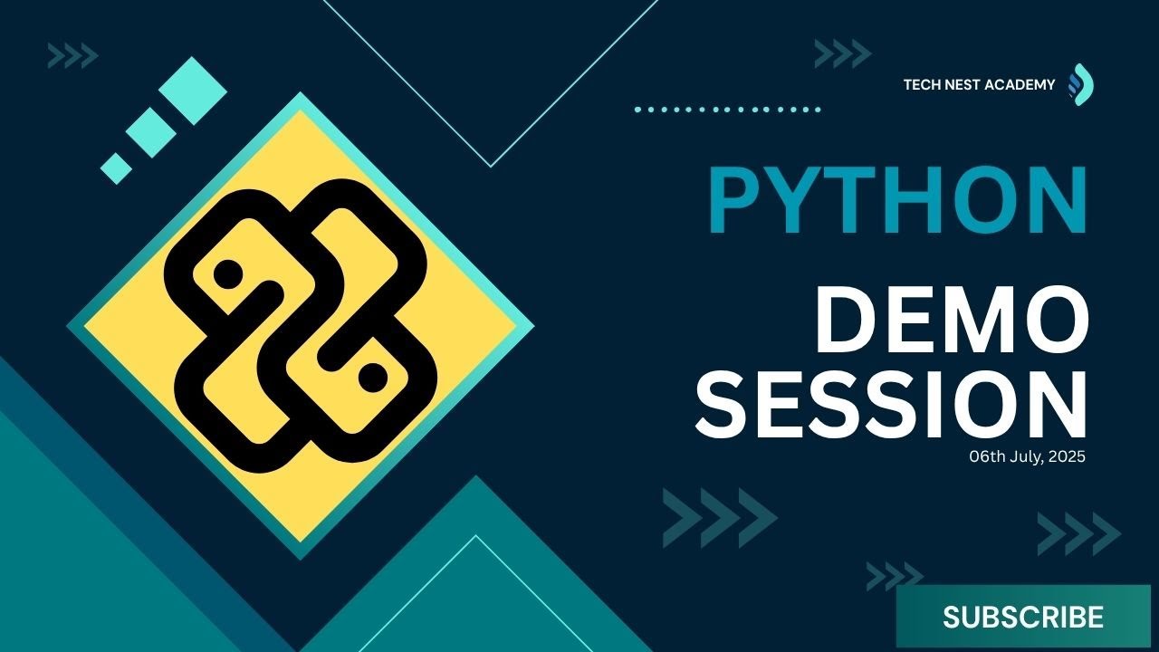 Python Demo Session - PY5 - YouTube