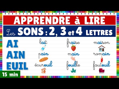 Apprendre à lire || Montessori || Les sons - Exercice de lecture: les graphèmes de 2, 3 et 4 lettres