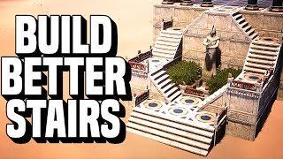 BUILD BETTER STAIRS! - Conan Exiles | Building Tips