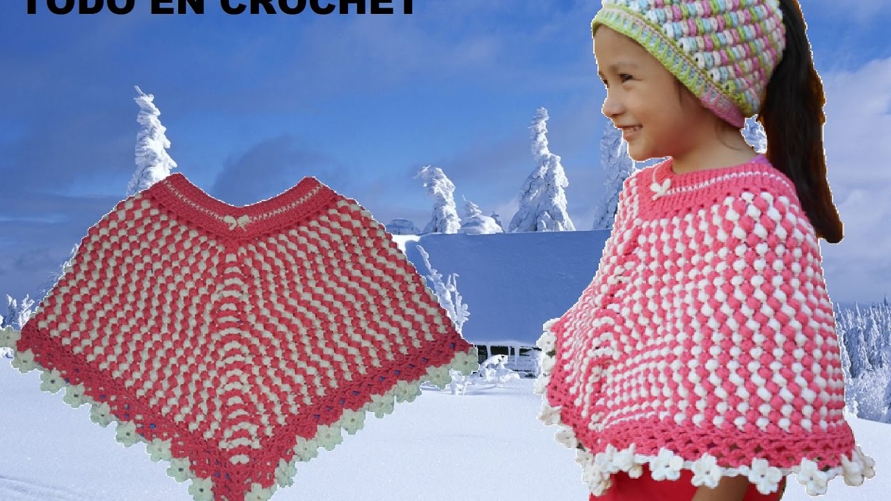 Poncho a crochet parte #3 de 3 fácil y rápido manualidades de animales
