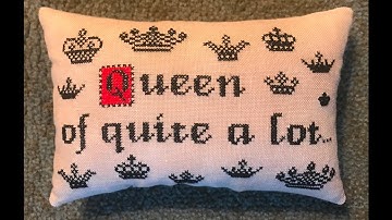 FlossTube #1 - Introduction, WIPs, finishes and giveway