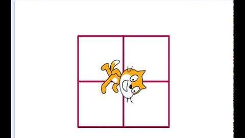 利用scratch正方形函式積木畫出田字圖形