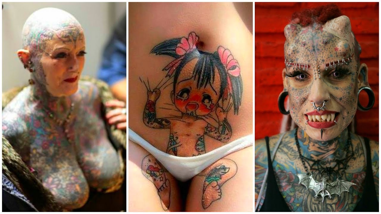 Top 10 Bad Tattoos | Tattoos Gone Wrong - YouTube
