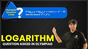 Olympiad Question a Day | Logarithm | NTSE, IIT,JEE, CREST, IOQM and IJSO