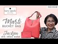 KATE SPADE MARTI BUCKET BAG PURSE | JACKSON SLIM BIFOLD WALLET UNBOXING | WHAT WILL FIT INSIDE