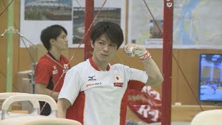 内村「質の高い練習」 世界体操へ合宿公開