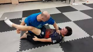 Jiu Jitsu Techniques. A Good Grappling Session Ne Waza Cam The Man Vs Billy The Kid. Round 2.