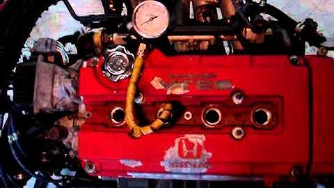 Honda B18C Type R Engine Compresion test videos