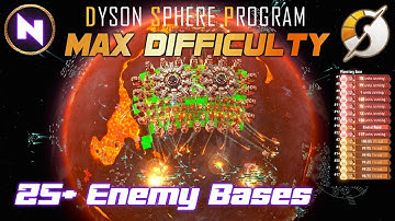 How To Attack 25+ Dark Fog Bases? | MAX DIFFICULTY | #10 | Dyson Sphere Program | Lets Play