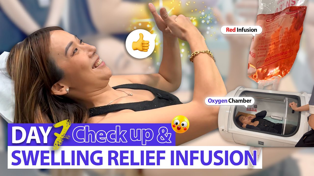 Cherly Juno 7 Days Post-Surgery, Progress Check-up & Red Infusion Treatment✨