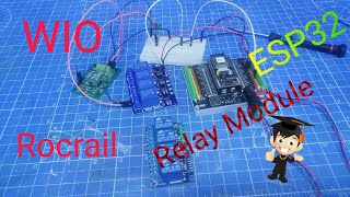 ESP32 WIO Rocrail Relay Module