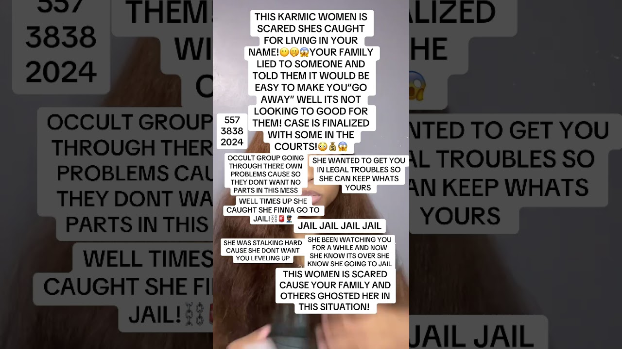 KARMIC WOMEN LIVING IN YOUR NAME SCARED😳SHE WAS BEING WATCHED AND SHE IN A LOT OF TROUBLE 🫢