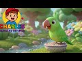 Main Hara Tota Pyara मैं हरा तोता प्यारा 🦜 Hindi Nursery Rhyme for Kids Charles Nursery Rhymes