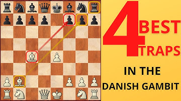 The DANISH GAMBIT (Part III) : TOP 4 Opening Traps and Tactics for FAST WINS !!!