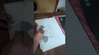 Shaurya drawing Japanese cartoon anime pain